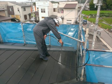 0704屋根洗浄